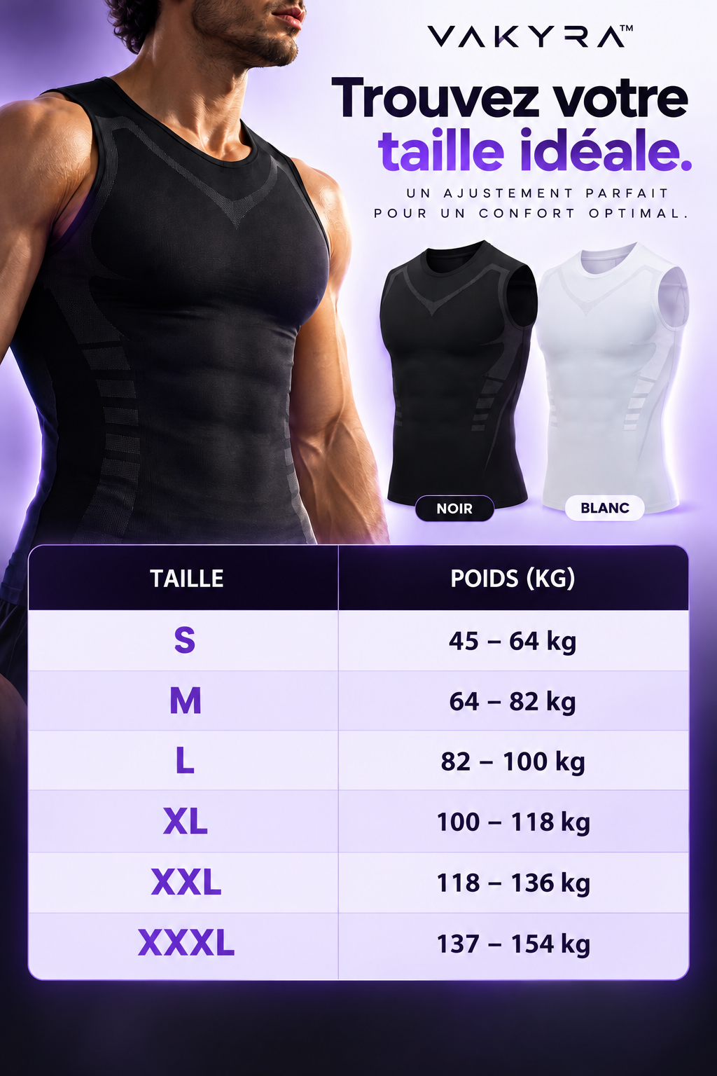 Vakyra™ — Débardeur de compression